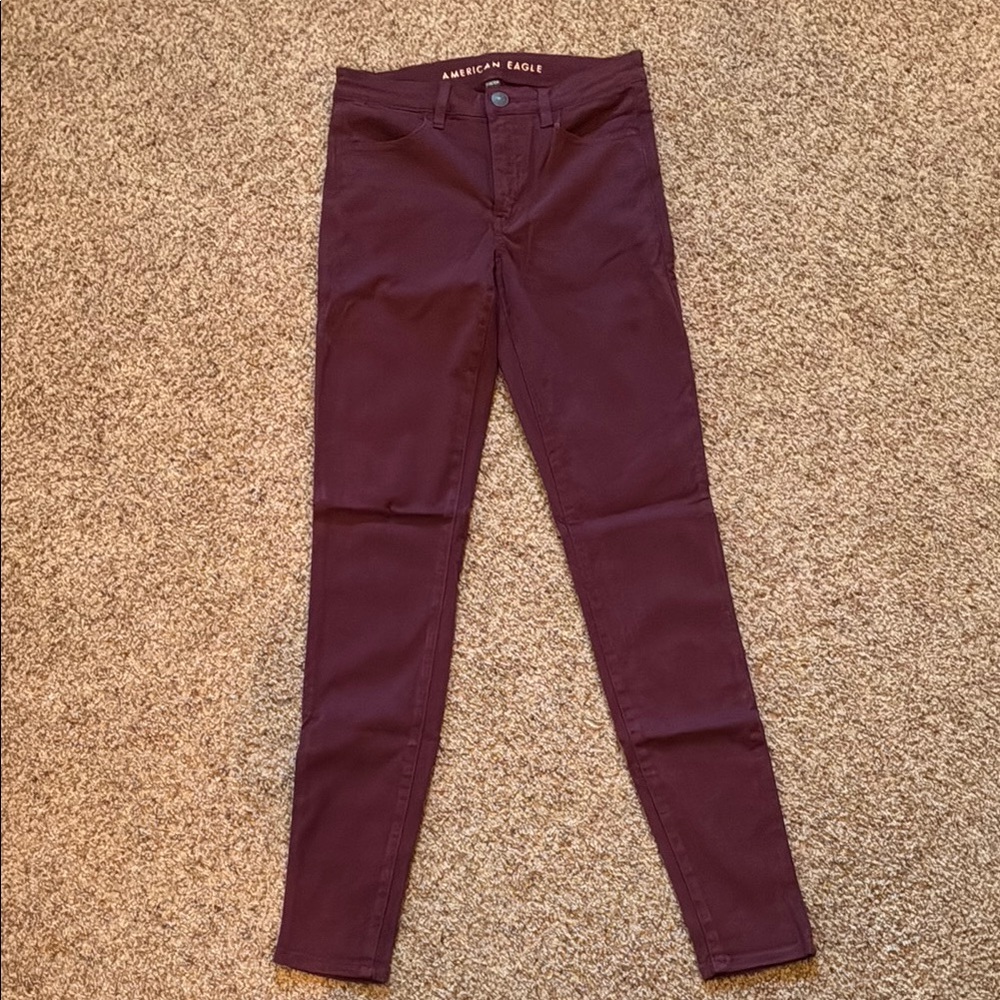 American Eagle Outfitters Burgundy Pants
